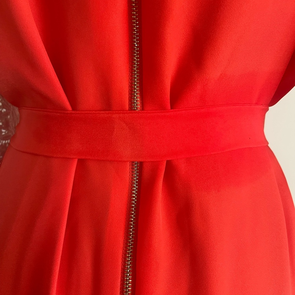 Gianni Bini Melon Lace Dress with Self Belt - Picture 5 of 7